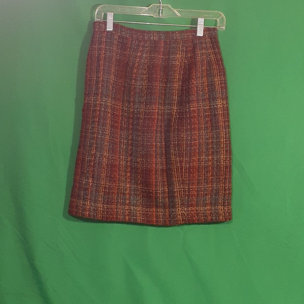 HP Venti xx venti 10P vintage plaid pencil skirt